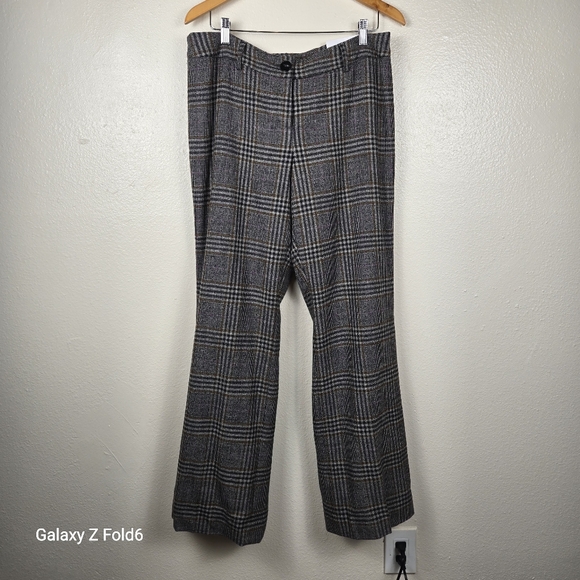 Harold's Pants - Harold’s Women’s‎ Wool Plaid Pants Size 12 NWT Contemporary Fit Alex Flawed